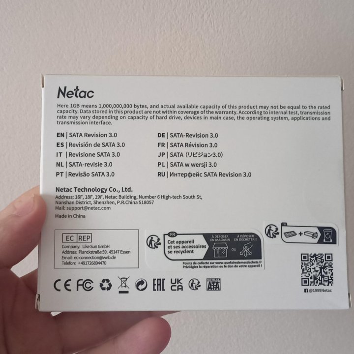 512Gb SSD SATA Netac