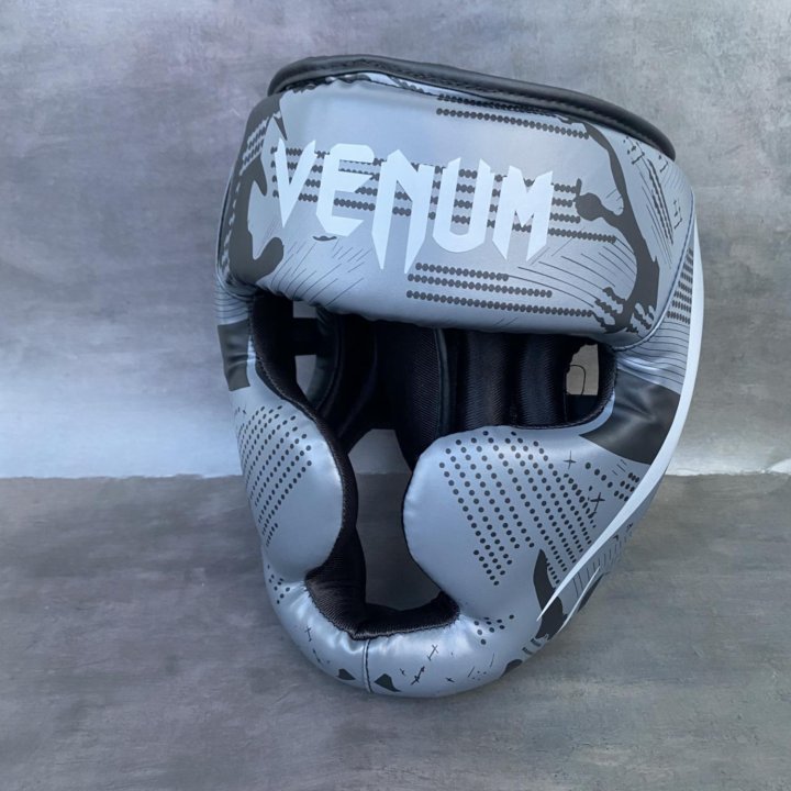 Боксерский шлем Venum Army Grey L