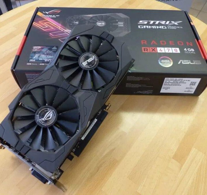 Rx 470 4 gb rog strix