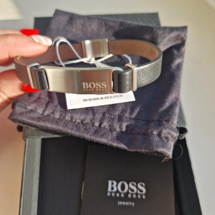 1590044L браслет hugo boss кожаный