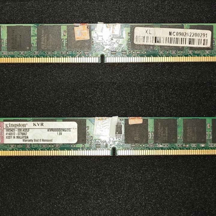 Оперативная память DDR2 2Gb ДДР2 2ГБ Kingston