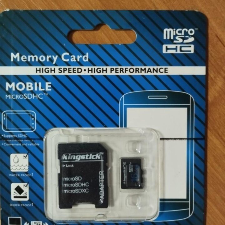 Карта памяти microsdhc 16 Гб