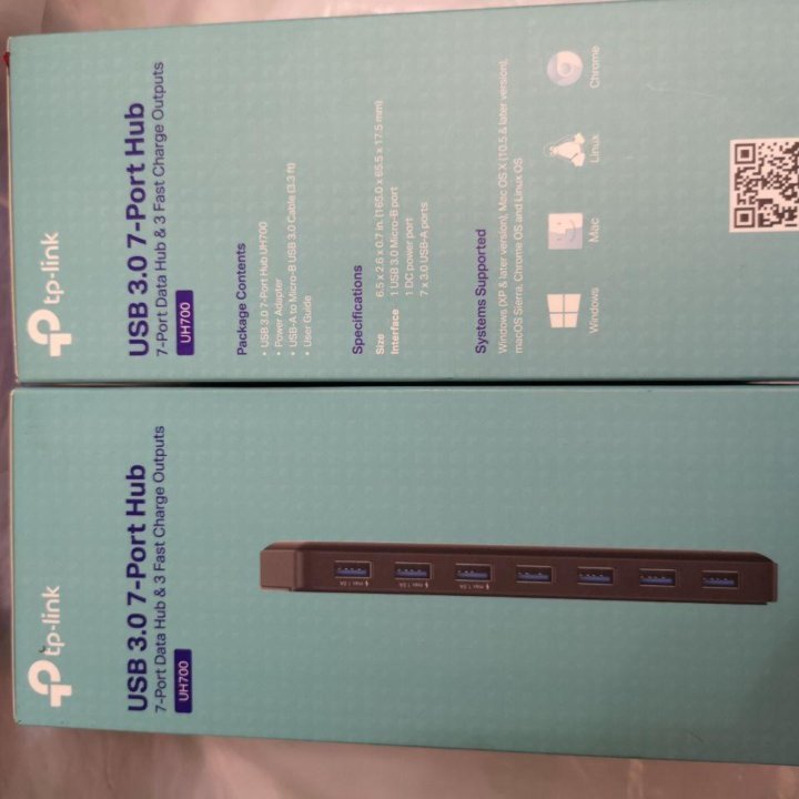 Разветвитель TP-LINK UH700, USB 3.0, 7порт