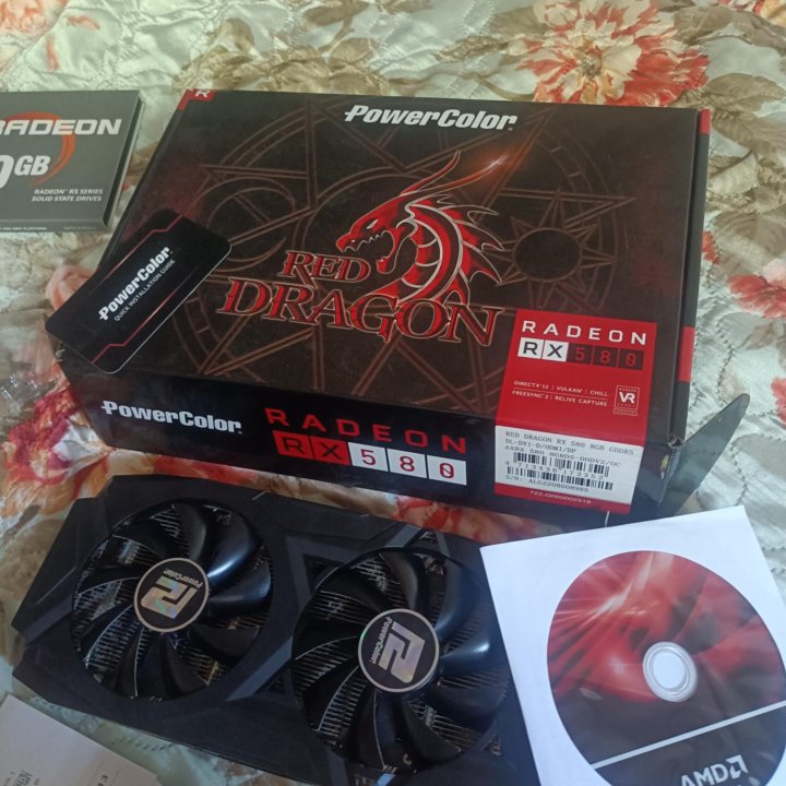 Видеокарта Power Color Radeon RX580 8gb