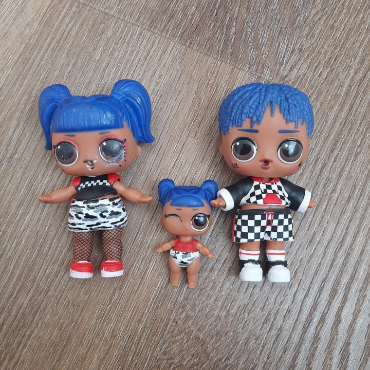 3 куклы лол