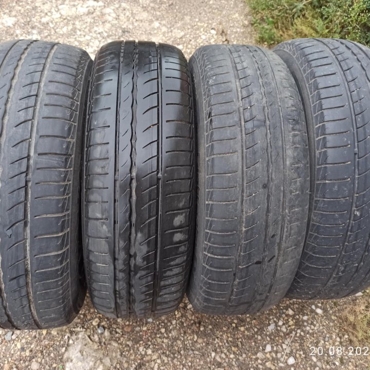 Pirelli cinturato p1 185 65 r15 на дисках.