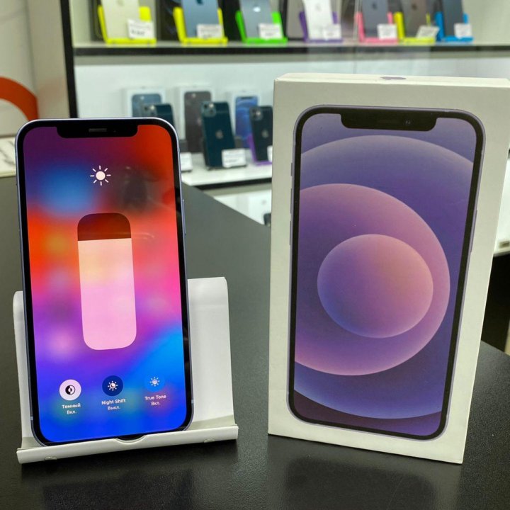 Apple IPhone 12 - 128Gb, Face ID, Purple. Б/у!