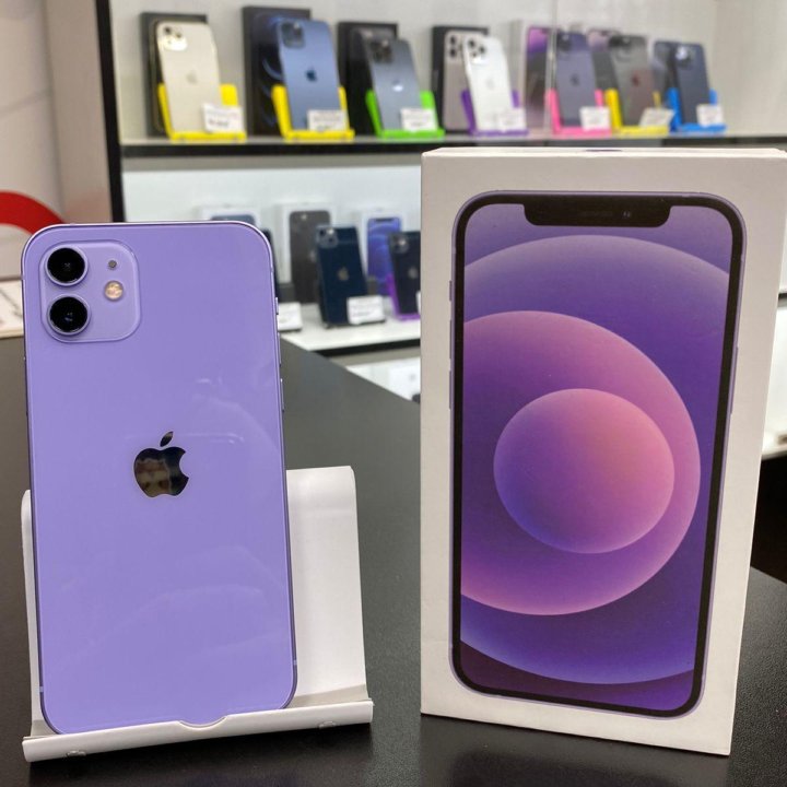 Apple IPhone 12 - 128Gb, Face ID, Purple. Б/у!