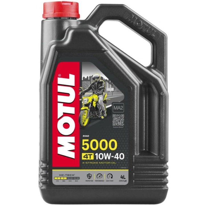 Масло моторное Motul 5000 4T 10w40 4-тактное 4 литра 104056