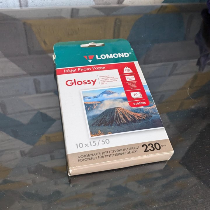 Фотобумага Lomond Glossy (10 x 15 см) 50 листов