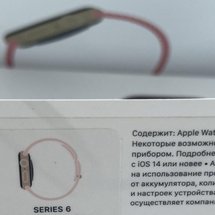 Часы Apple Watch 6, 44mm, 100% состояние аккум