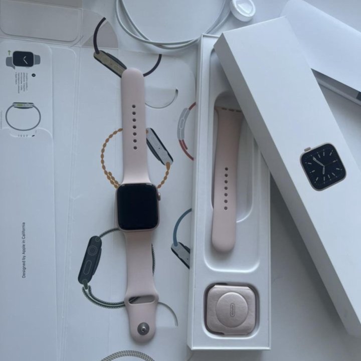 Часы Apple Watch 6, 44mm, 100% состояние аккум