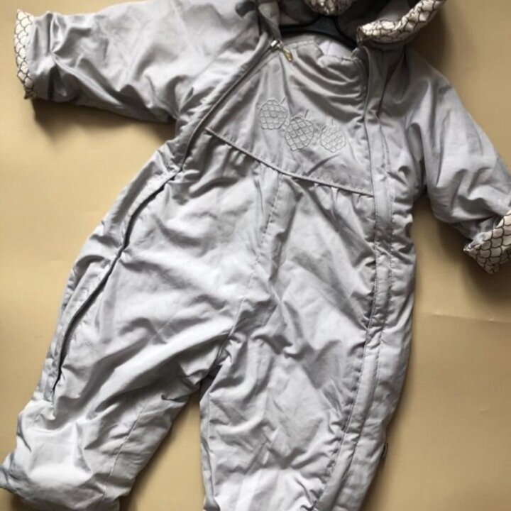 Комплект на девочку Куртка Шапка Комбинезон, 80/86