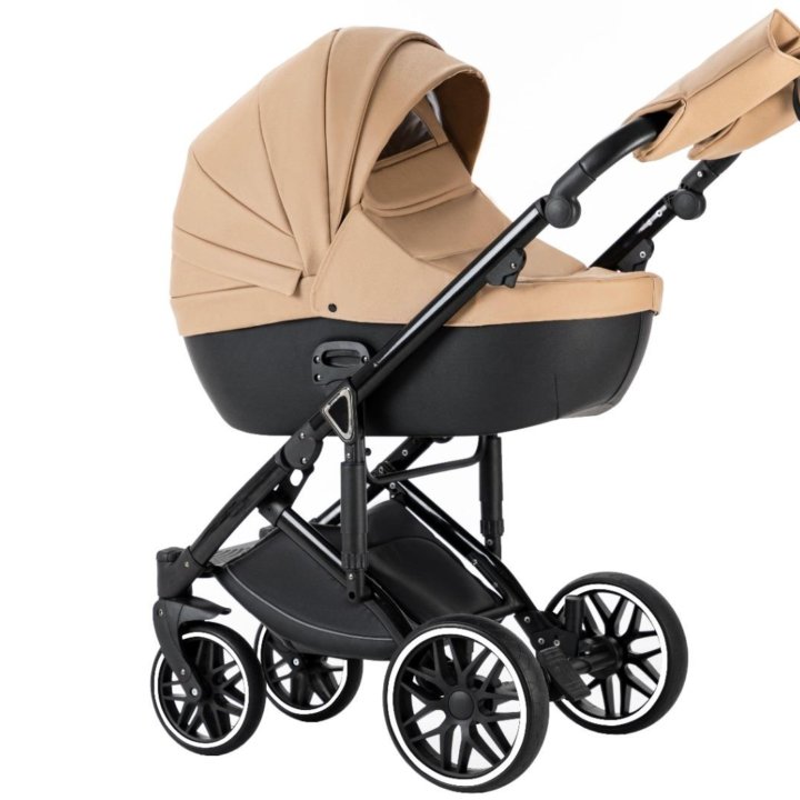 Модульная премиум коляска Luxmom F2 3в1 экокожа