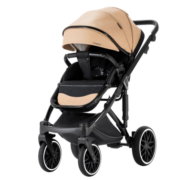 Модульная премиум коляска Luxmom F2 3в1 экокожа