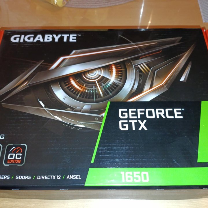 Gigabyte 1650 GTX 4 Gb