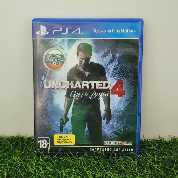 Диск Sony Playstation 4. Uncharted 4: Путь вора.