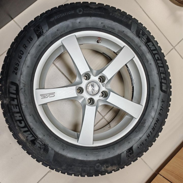 Комплект зимних колес Michelin R18 с Infiniti FX35