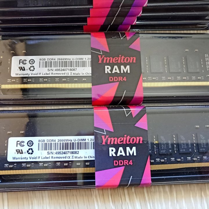 DDR4 8Gb 2666MHz,Новая/чипы Micron/для Intel, AMD/