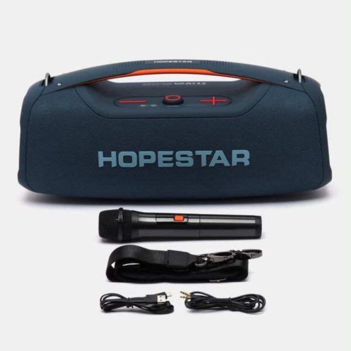 Блютуз колонка 50см. С микрофоном. Hopestar A60