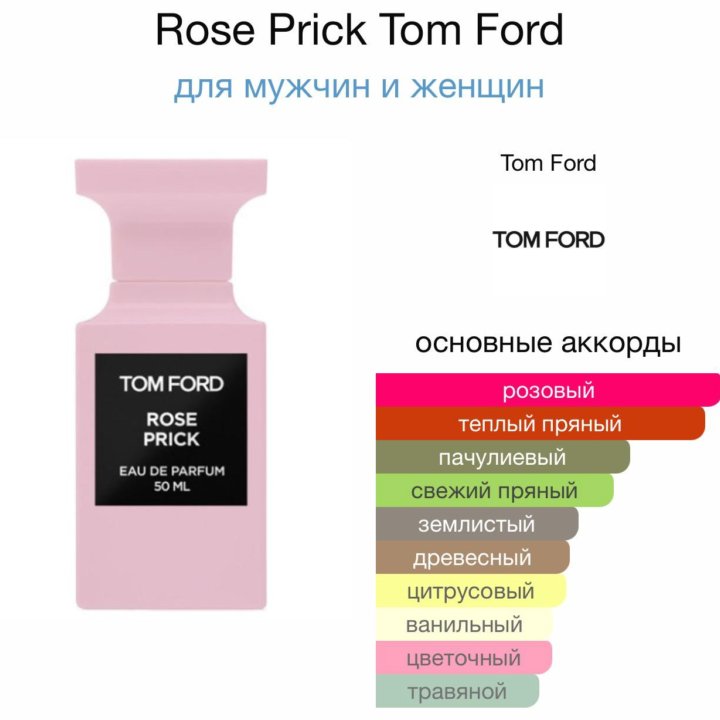 Духи Tom Ford Rose Prick 50 ml Оригинал б/у