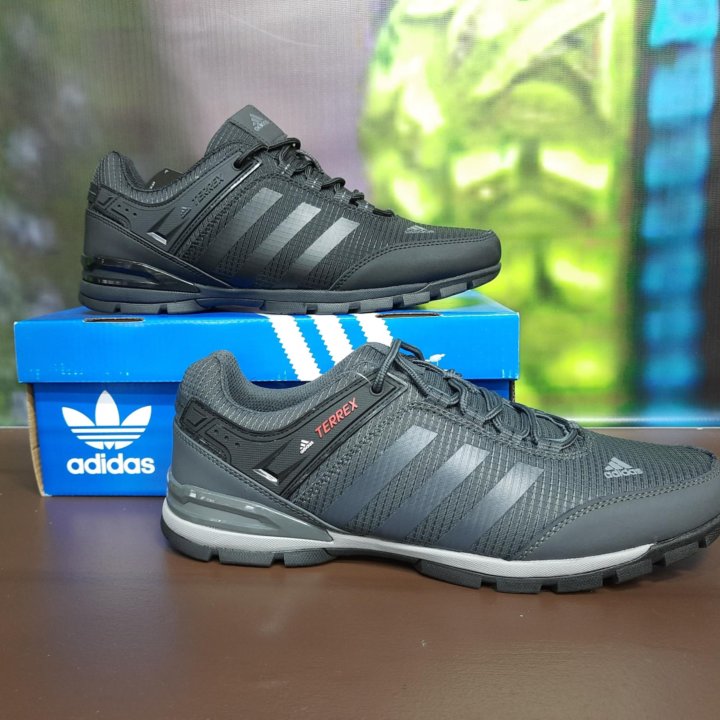 Кроссовки Adidas демисезон артикул 202 серый