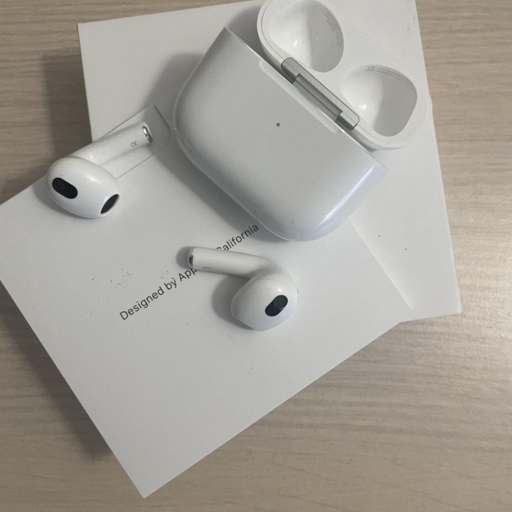 Наушники apple airpods 3 с беспроводной зарядкой