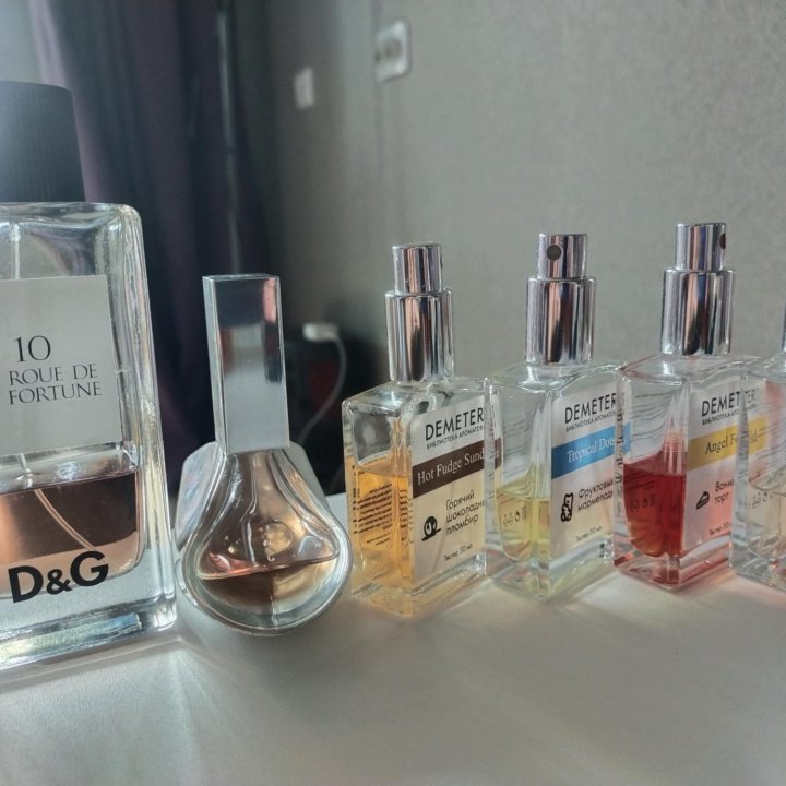 Парфюм D&G, Mugler, Calvin klein, Bali dream, amor