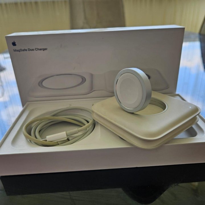 Apple mag safe duo charger вместе дешевле