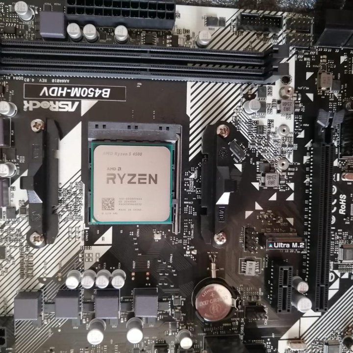 Новый компьютер Ryzen 5-4500/B450/GTX1650/SSD 240g