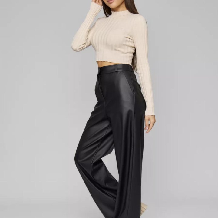 Брюки кожаные