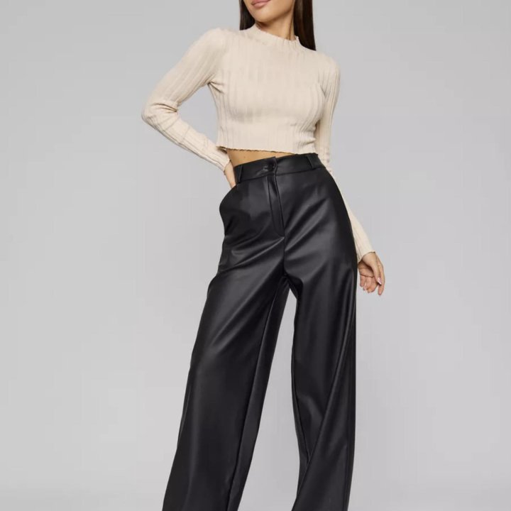 Брюки кожаные