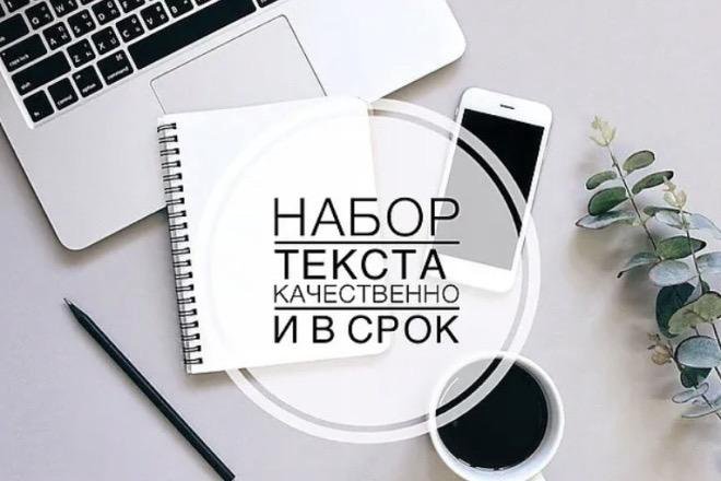 Набор текста, набор музыкальных нот