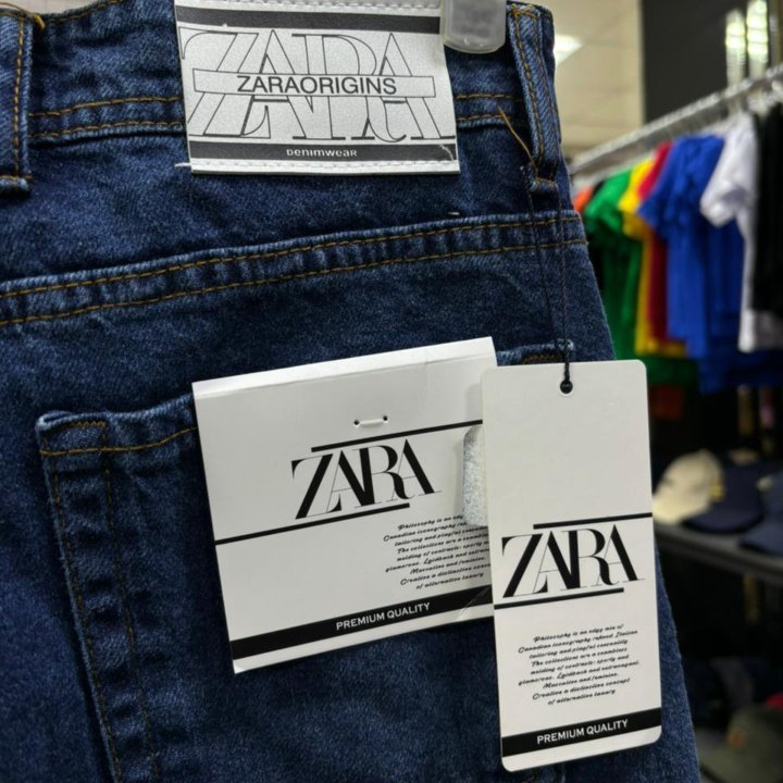 Джинсы ZARA бананы