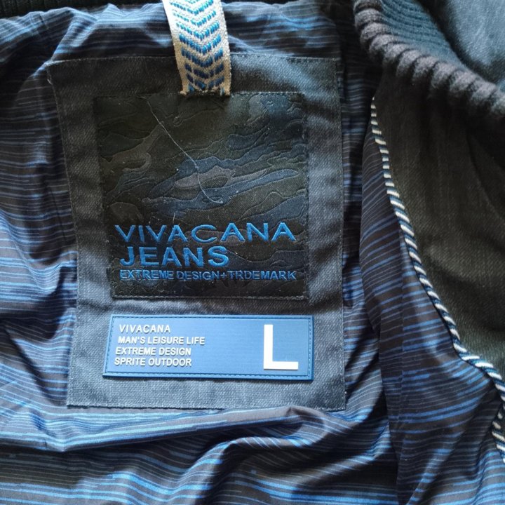 Джинсовый пуховик Vivacana jeans (L)