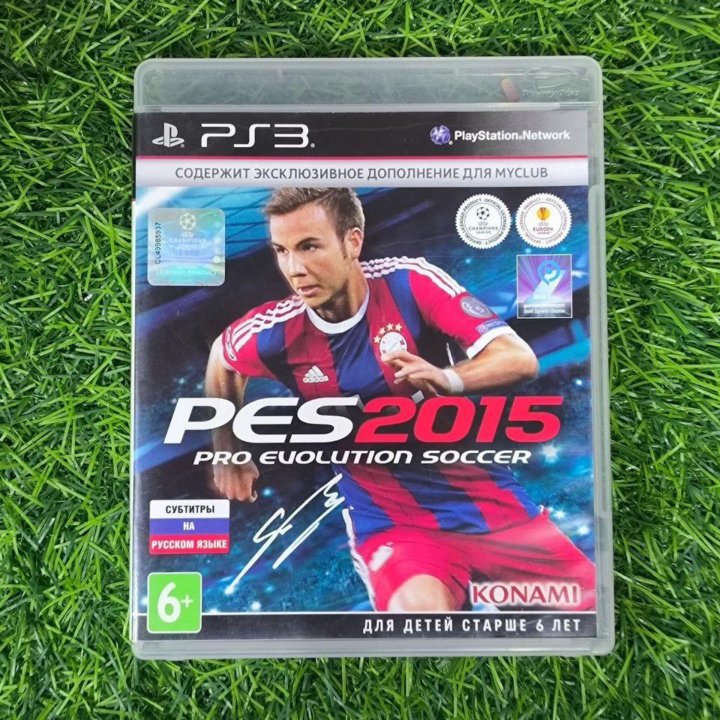 Диск Sony Playstation 3: Pro Evolution Soccer 2015