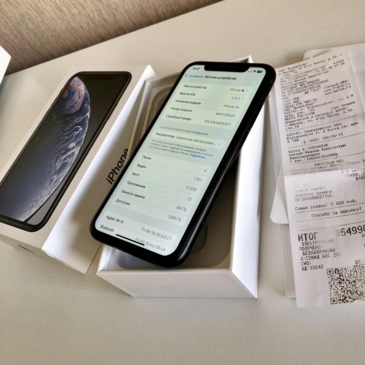 iPhone XR 64gb Ростест