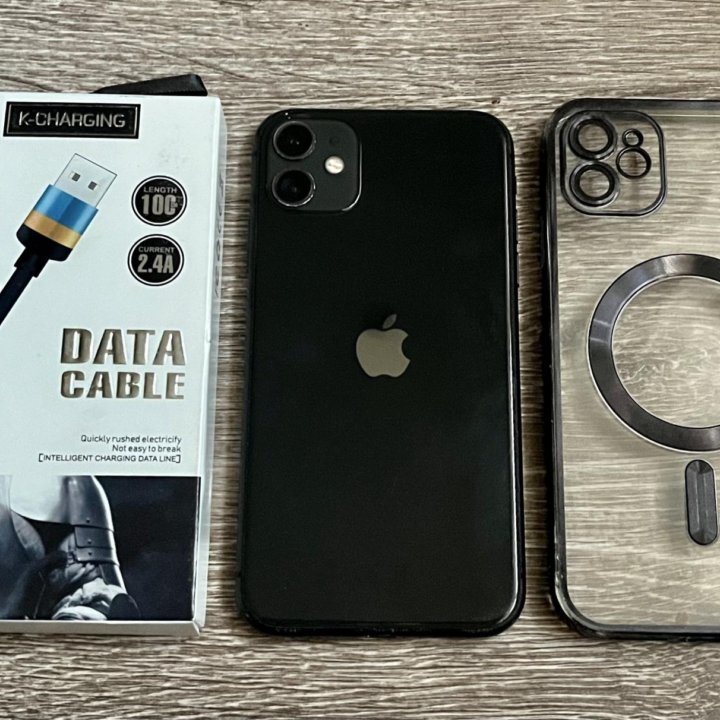 iPhone 11, 64GB, Black(Ростест)