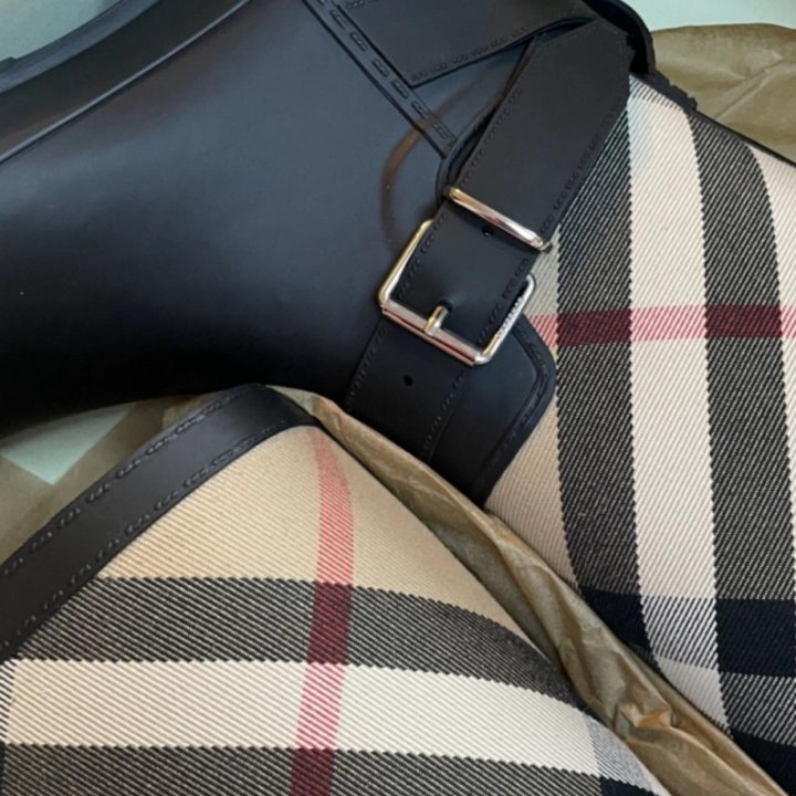 Burberry сапоги rain boot оригинал новые