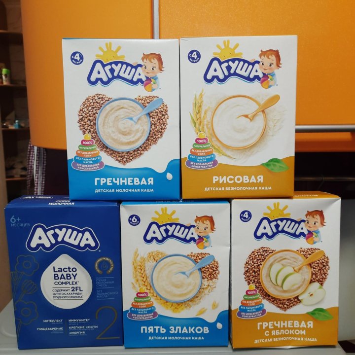 Каша смесь агуша