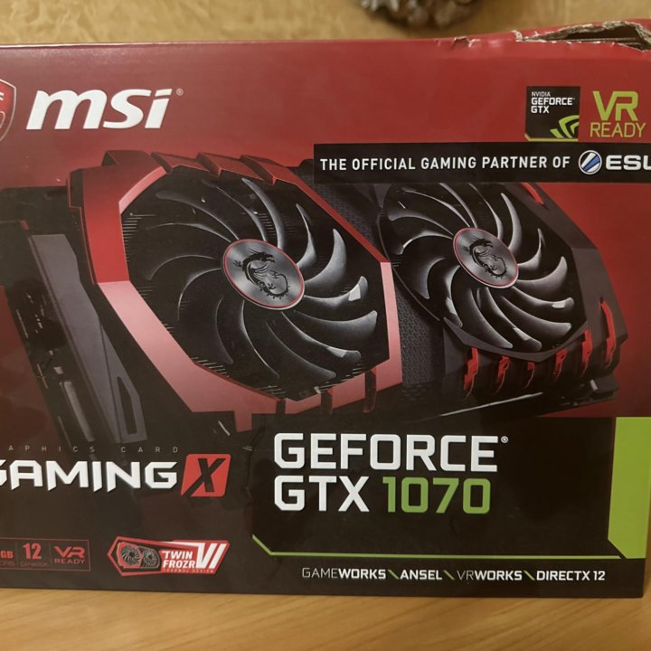 MSI GTX 1070 8gb gaming x