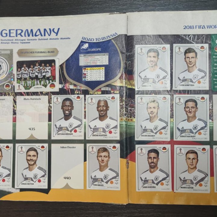 Журнал Panini ЧМ 2018