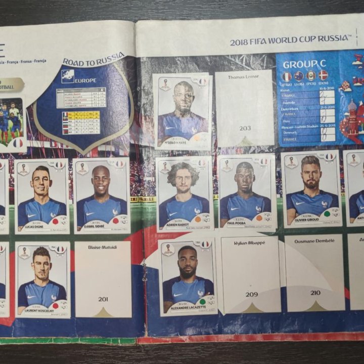 Журнал Panini ЧМ 2018