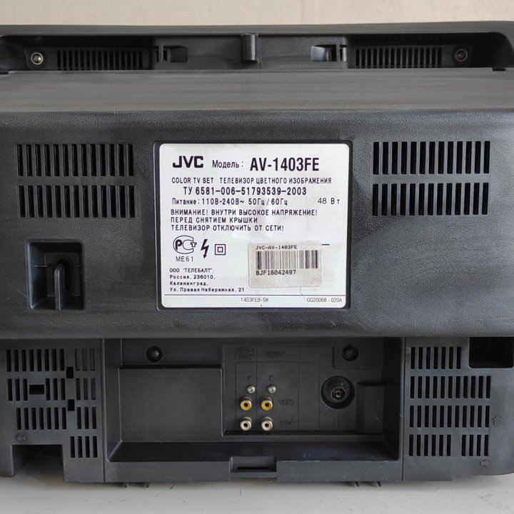 ЭЛТ Телевизор JVC AV-1403fe