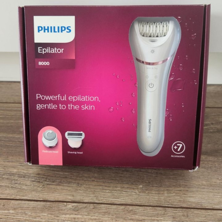 Эпилятор Philips BRE730 белый.