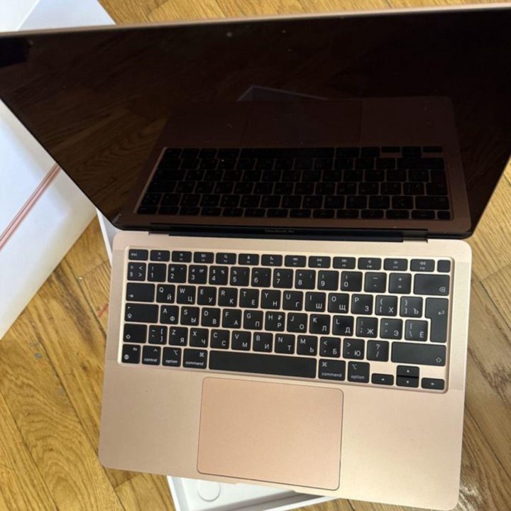 Apple macbook air 13 m1 2020 идеальный золото, рст