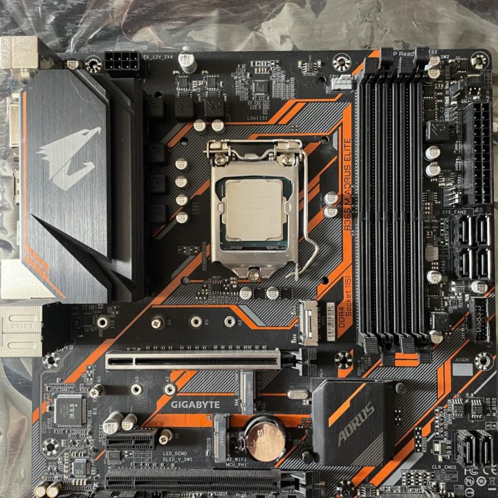 Intel i5 9400f и материнка gigabyte aorus b365m