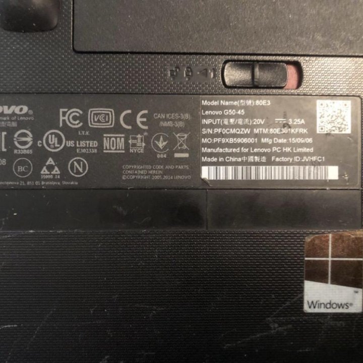 Ноутбук Lenovo G50-45 80E3