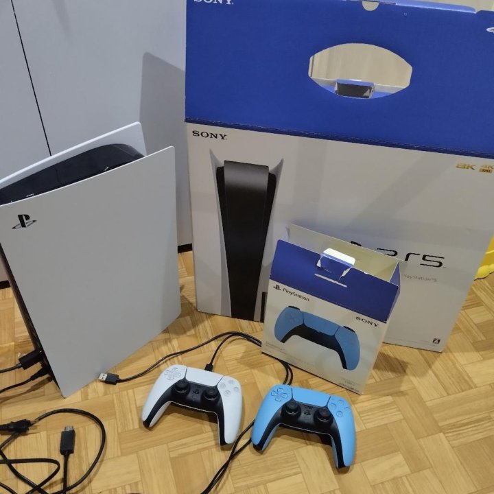 SONY PS 5 два геймпада