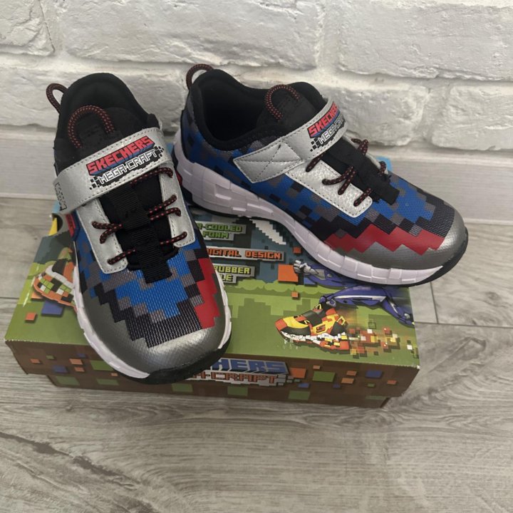 Новые кроссы Sketchers Minecraft 33 р-р (21см)